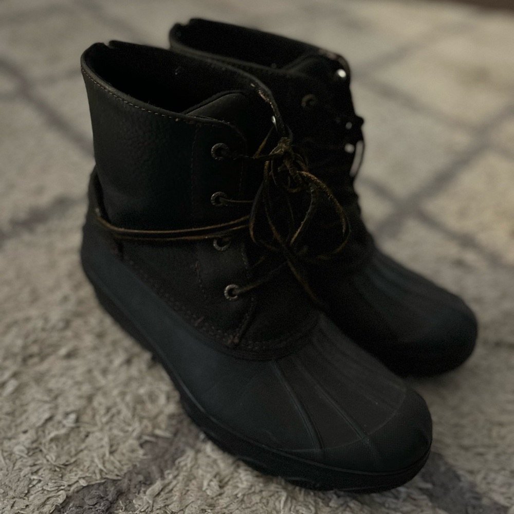 Sperry saltwater wedge Black Duck Boots